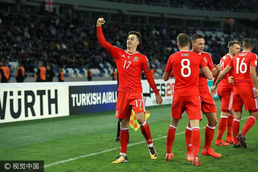 爱尔兰队取得对格鲁吉亚胜利